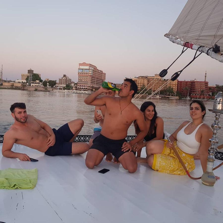 Nile Sunrise Felucca Boat Private Rental Luxor Exteriör bild
